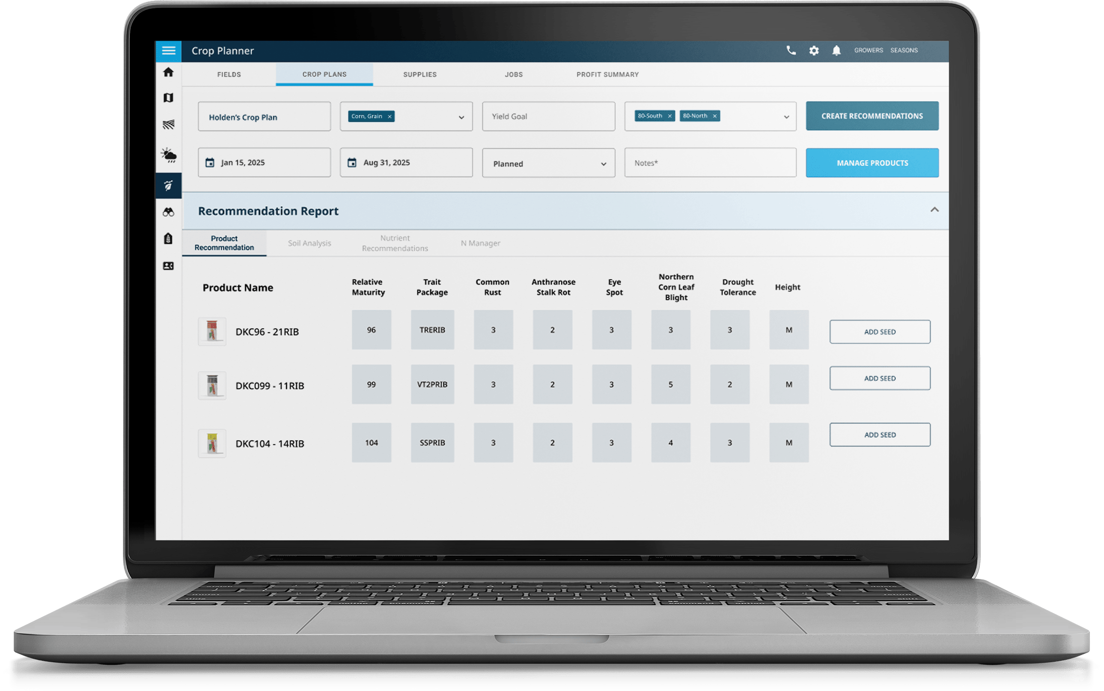 Crop Planner Recommendation Report
